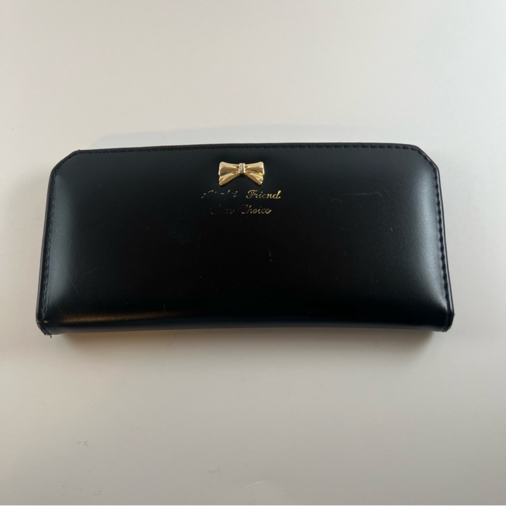Black continental wallet